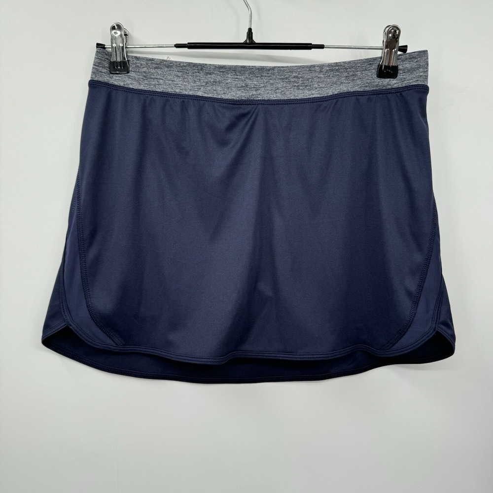 C9 Champion Medium‎ Skort Women Navy Blue Grey Mesh Active Tennis Golf Skirt